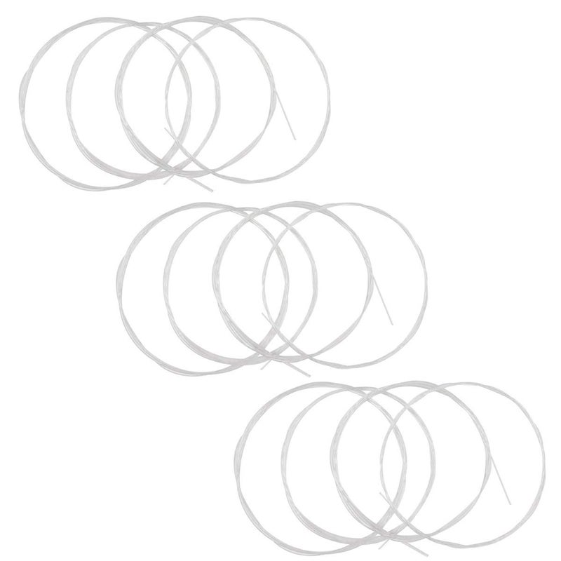 JYsun Ukulele Strings Clear Nylon 3 full sets - Image 1